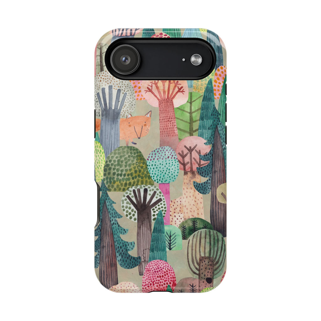 Whimsical Forest Fox Impact Phone Case