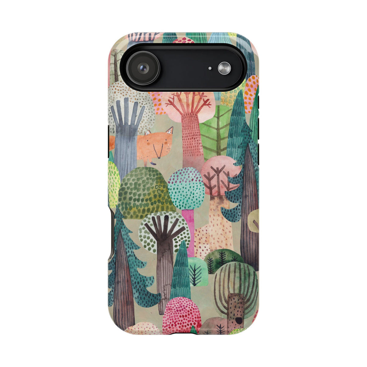 Whimsical Forest Fox Impact Phone Case