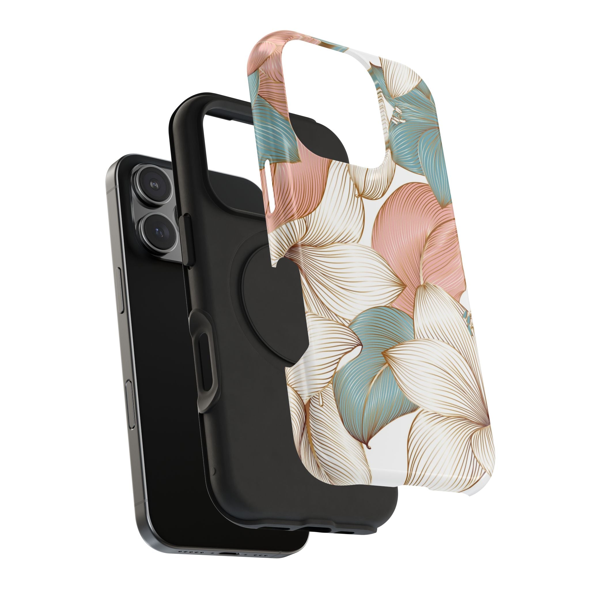 Decorative Phone Cases, Floral Impact-Resistant