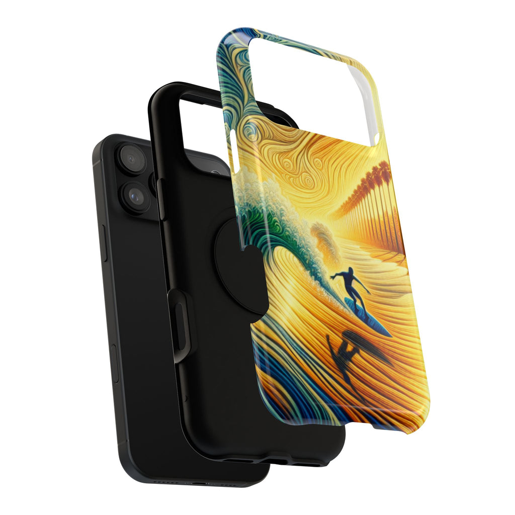 Surfer Sunrise Impact-Resistant Phone Case