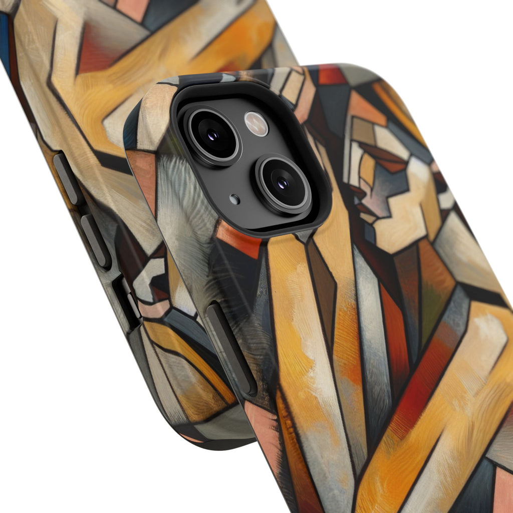 Impact Resistant Phone Case - Woman Abstract Design