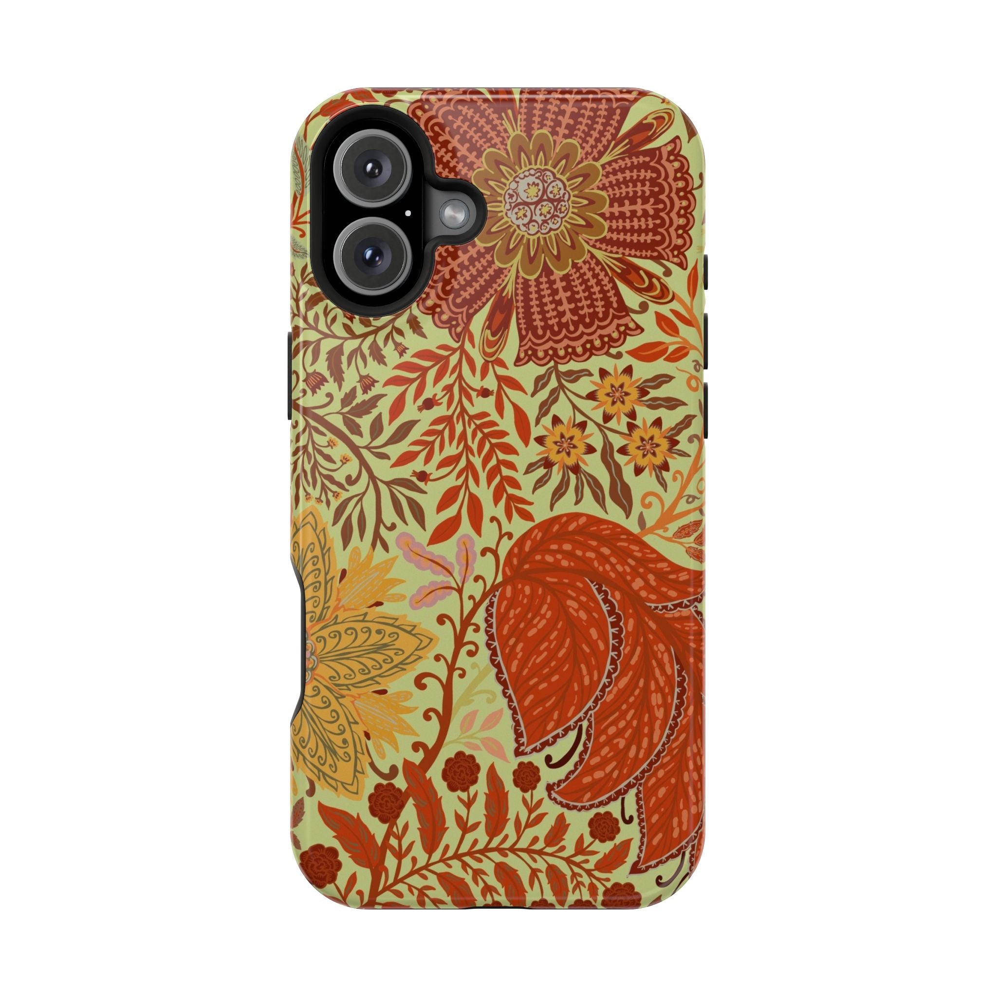 Floral Paisley Magnetic Impact-Resistant Phone Case