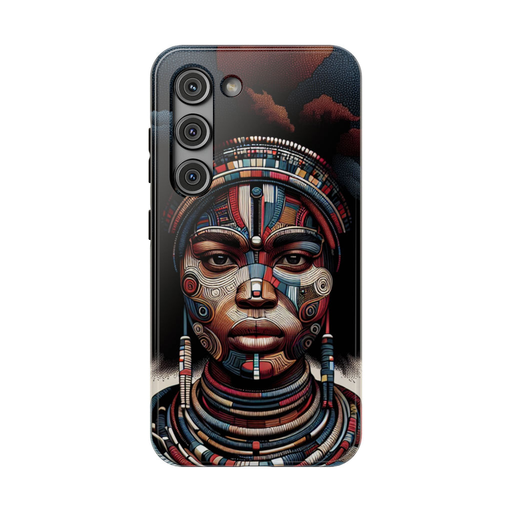Cultural Art Impact Resistant Phone Case for iPhone/Samsung