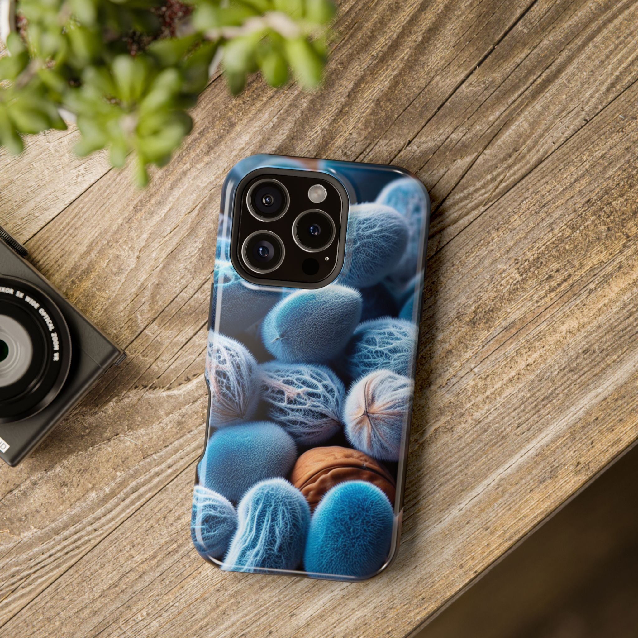 Impact Resistant Though Phone Case Blue Nuts
