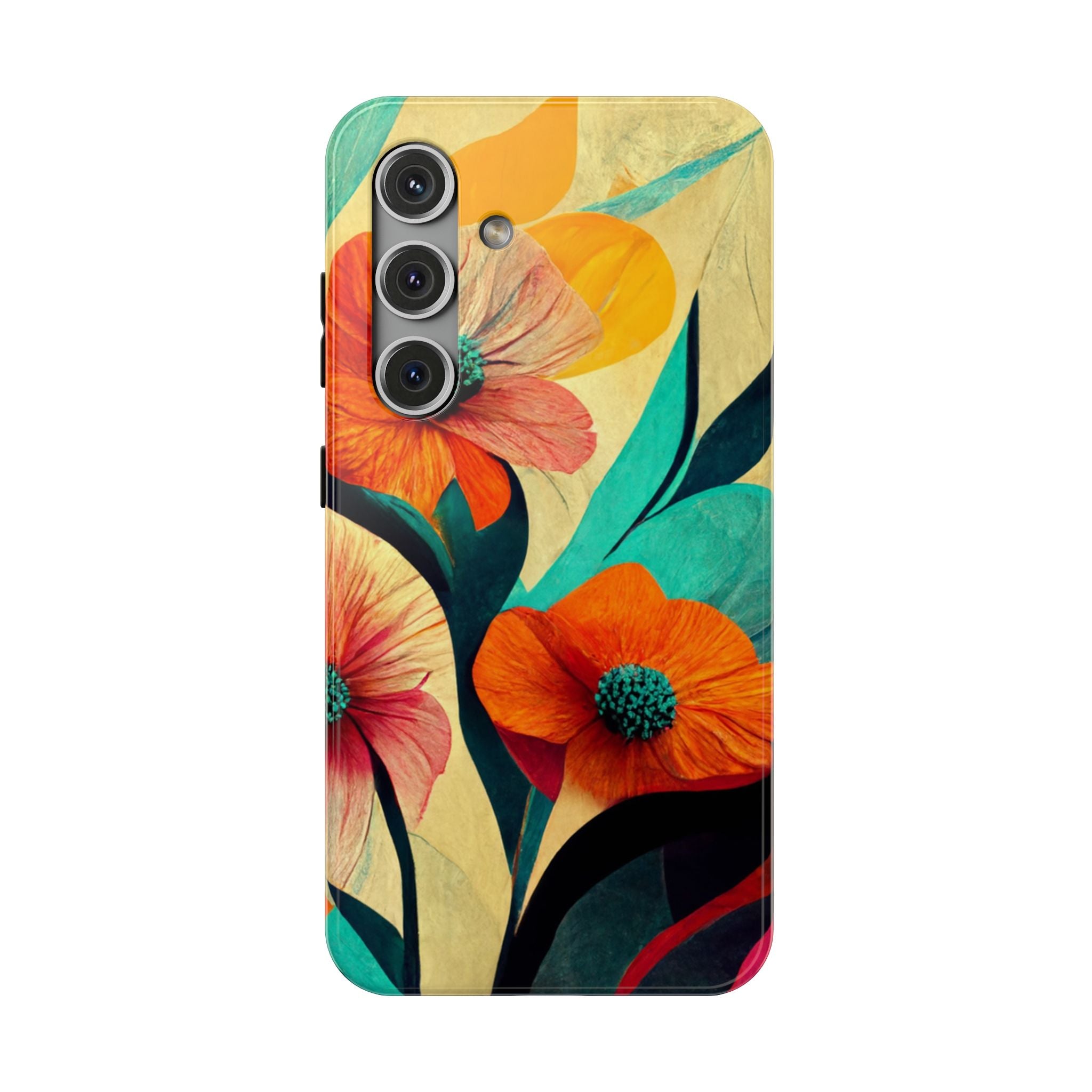 Floral Impact-Resistant Phone Case