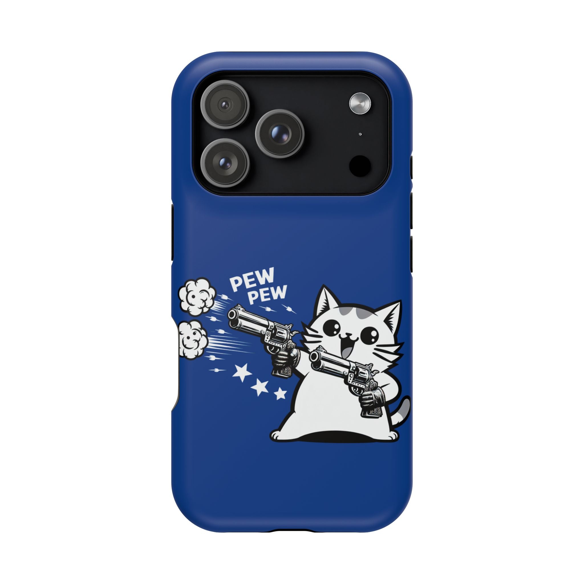 Kitty Pew Pew Impact Resistant Phone Case