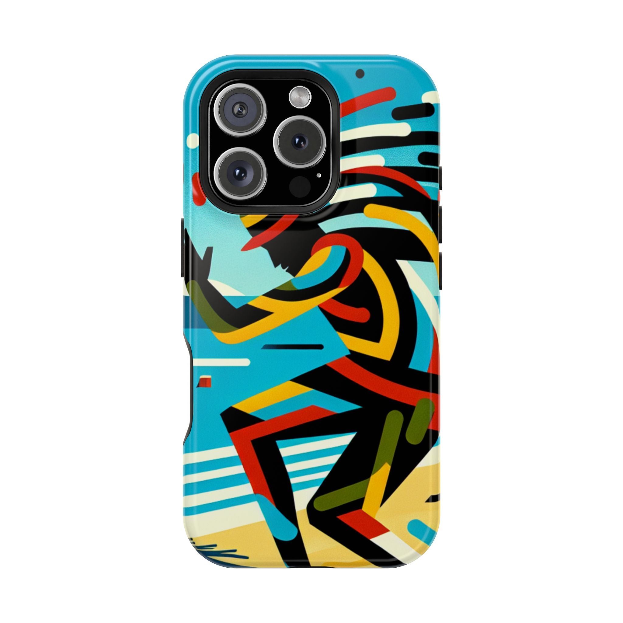 Vibrant Tribal Runner Impact Resistant Phone Case