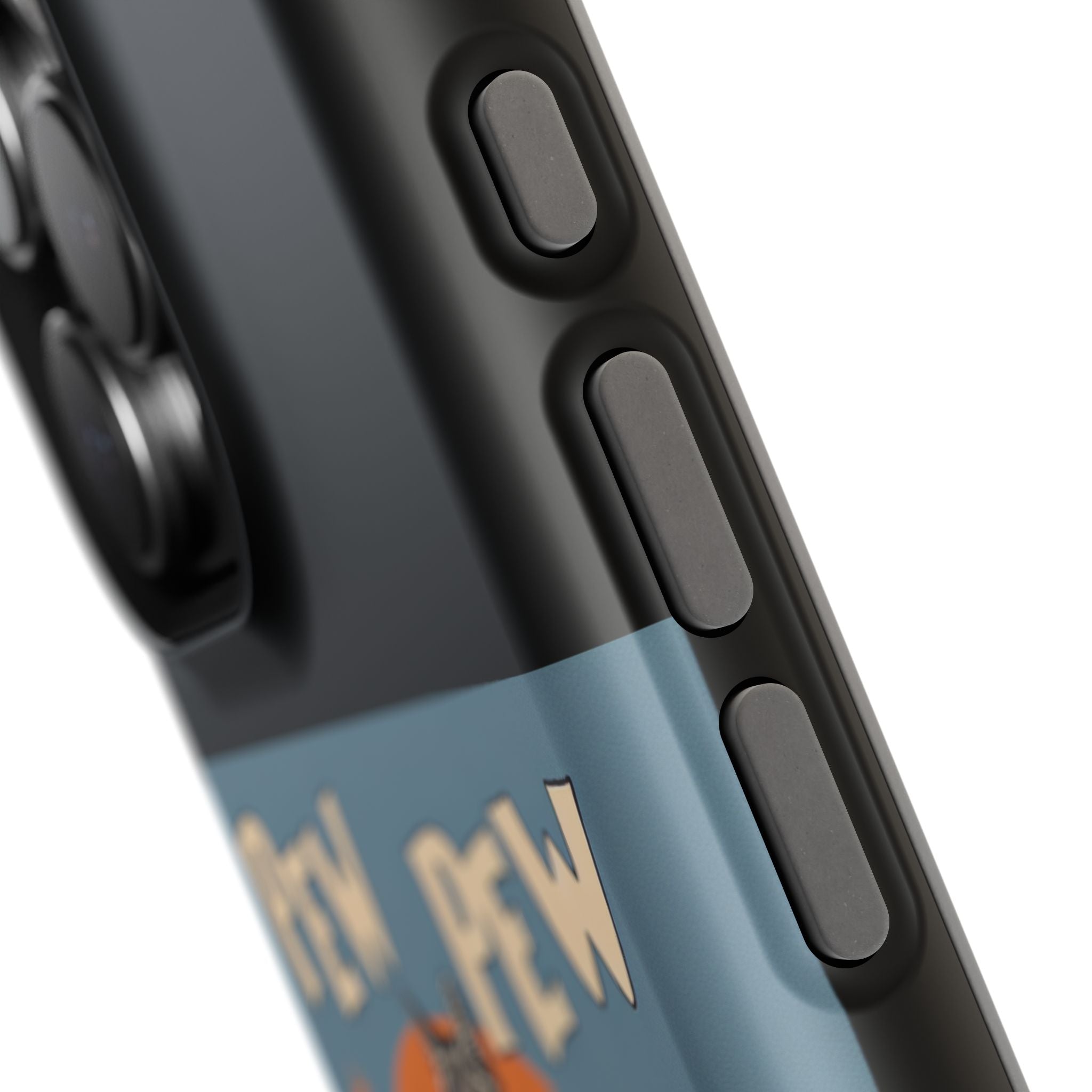 Impact Resistant Phone Tough Case - Pew Pew Kitty Dessert Design