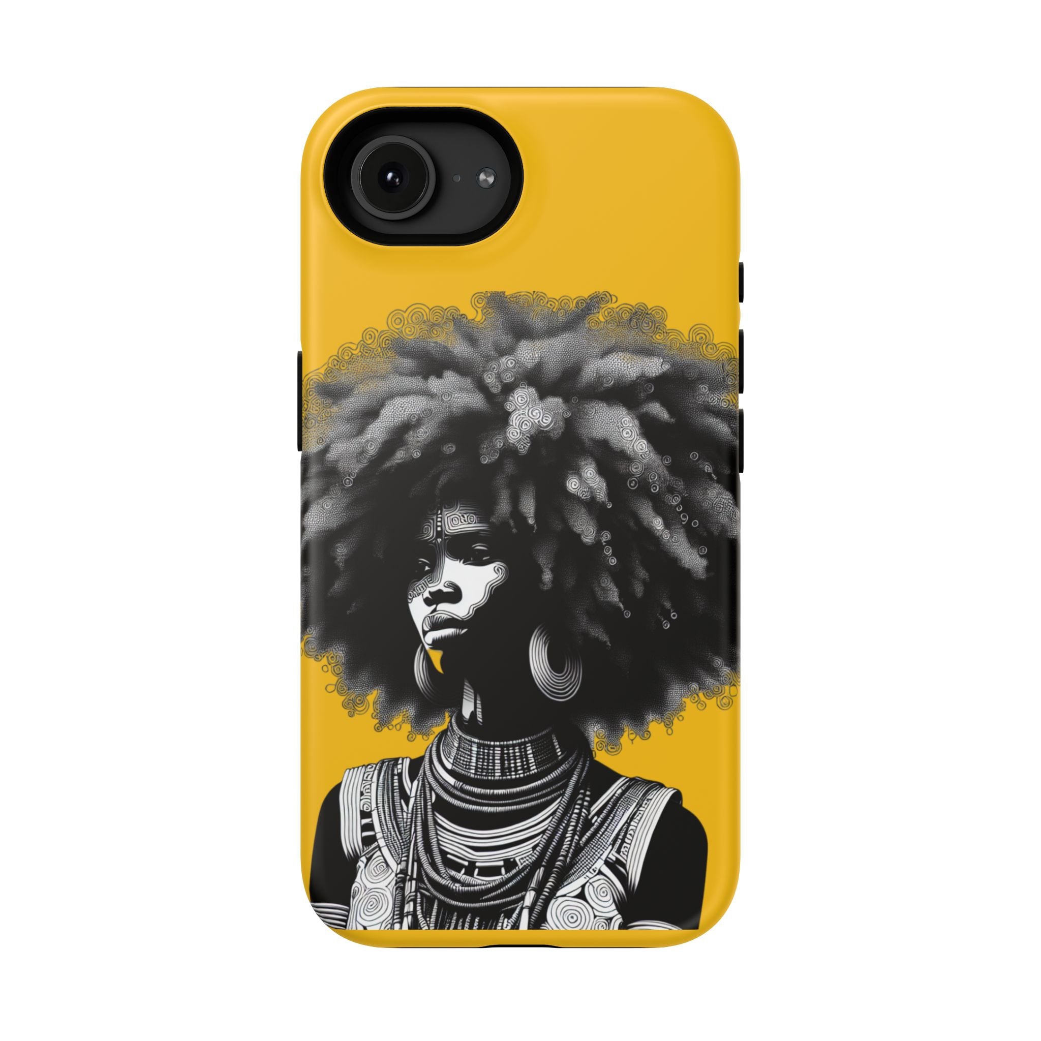 Bold African Art Impact Resistant  Phone Case