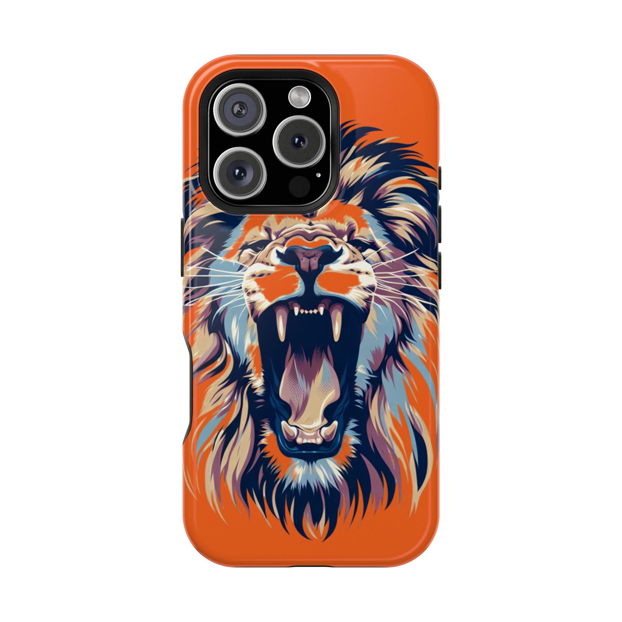 Wild Roar Lion Impact Resistant Phone Case