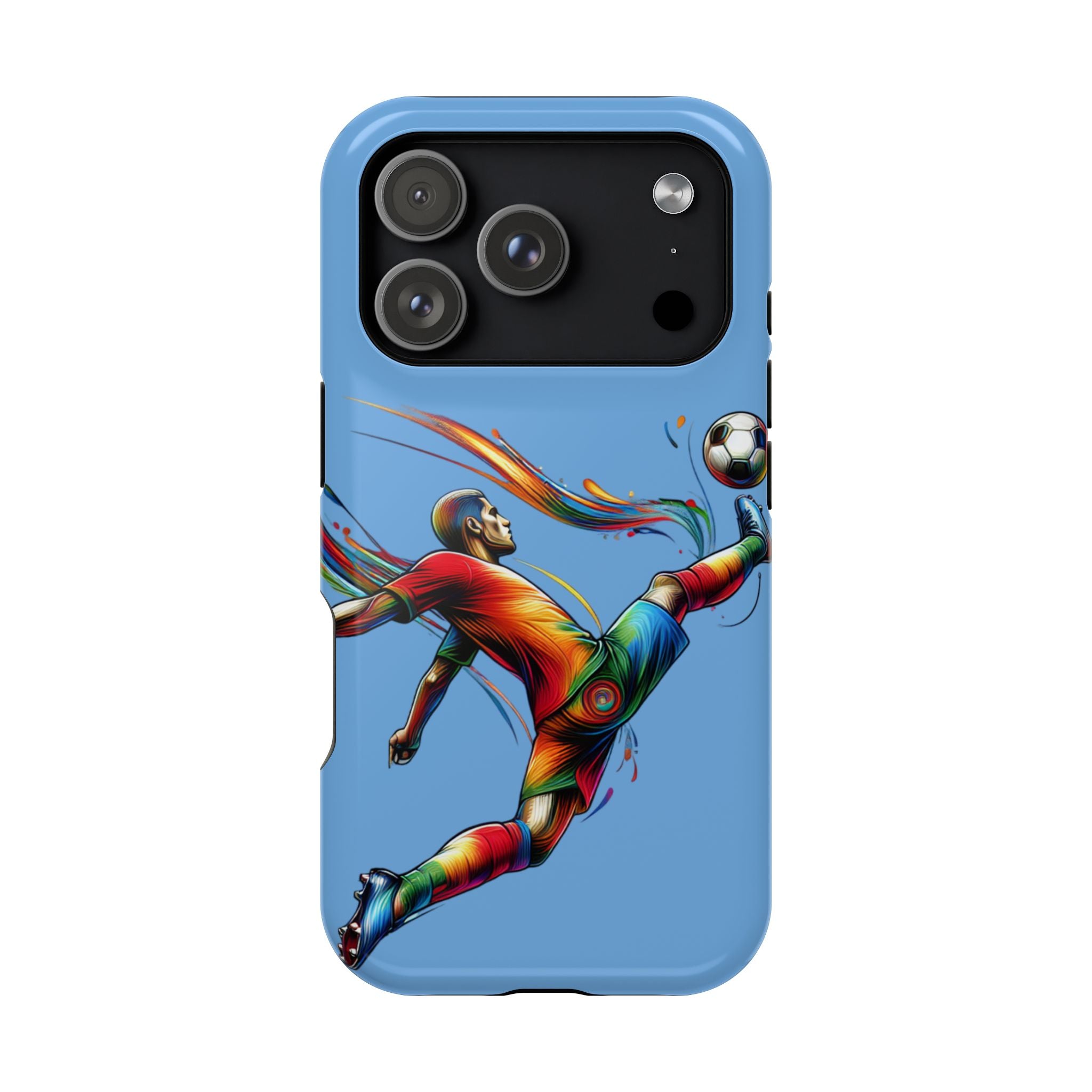 Soccer Art Impact Resistant Phone Case