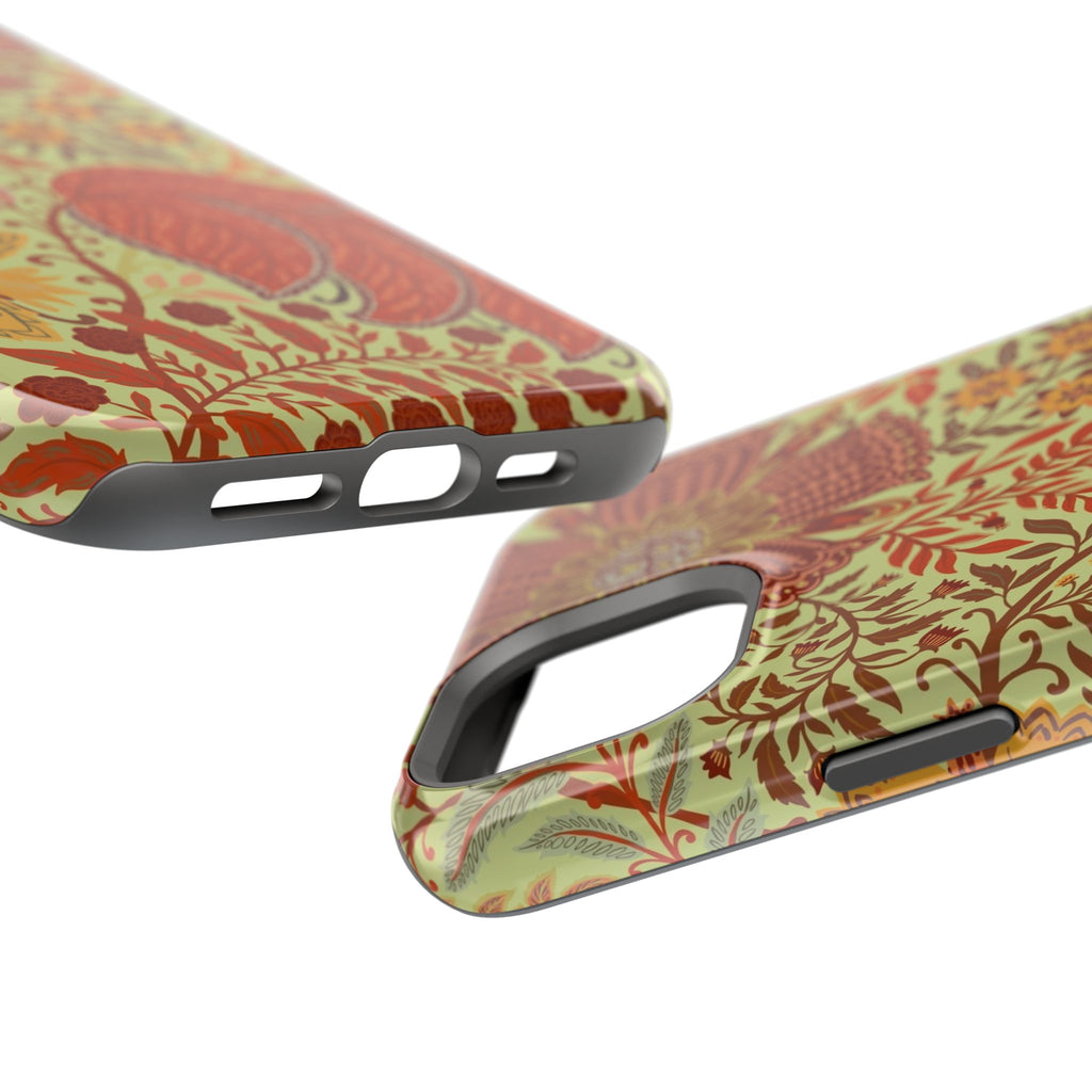 Floral Paisley Magnetic Impact-Resistant Phone Case