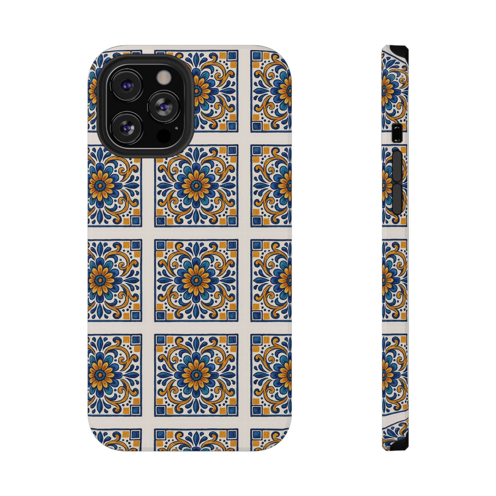 Colorful Floral Phone Case, Durable Impact-Resistant