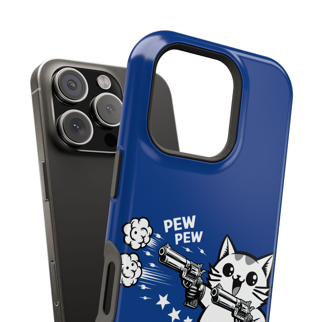 Kitty Pew Pew Impact Resistant Phone Case