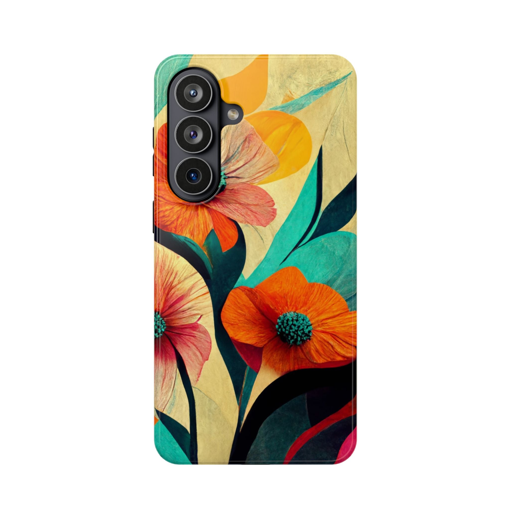 Floral Impact-Resistant Phone Case