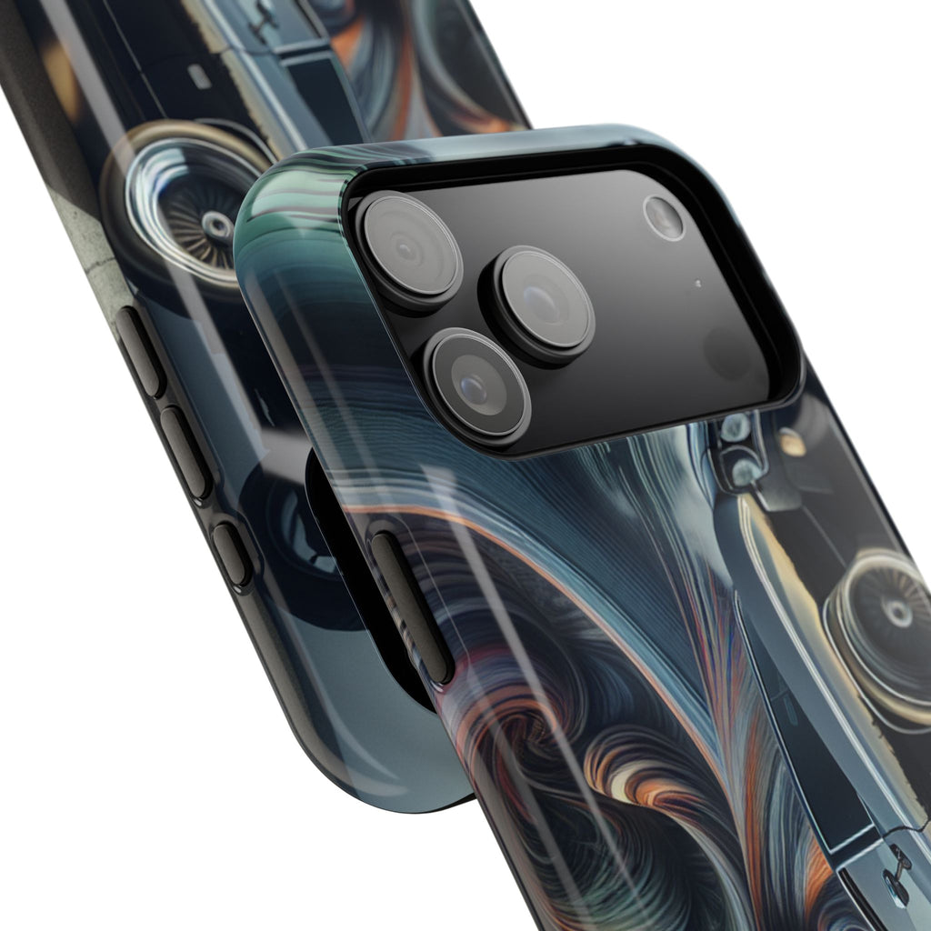 Vintage Muscle Car Phone Case — Retro Racing Art Impact-Resistant Case
