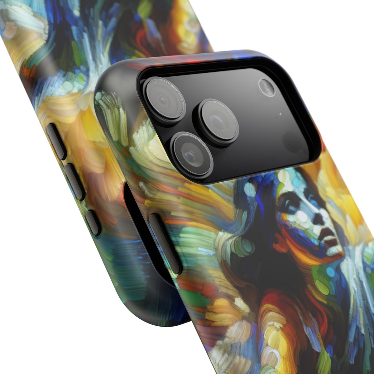 Impact-Resistant Phone Case — Colorful Surreal Mermaid Art