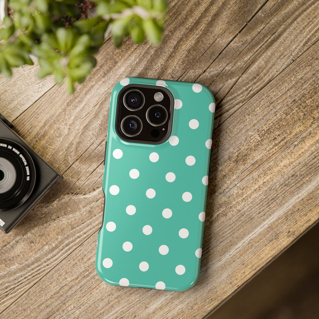 Polka Dot Phone Case - Impact-Resistant