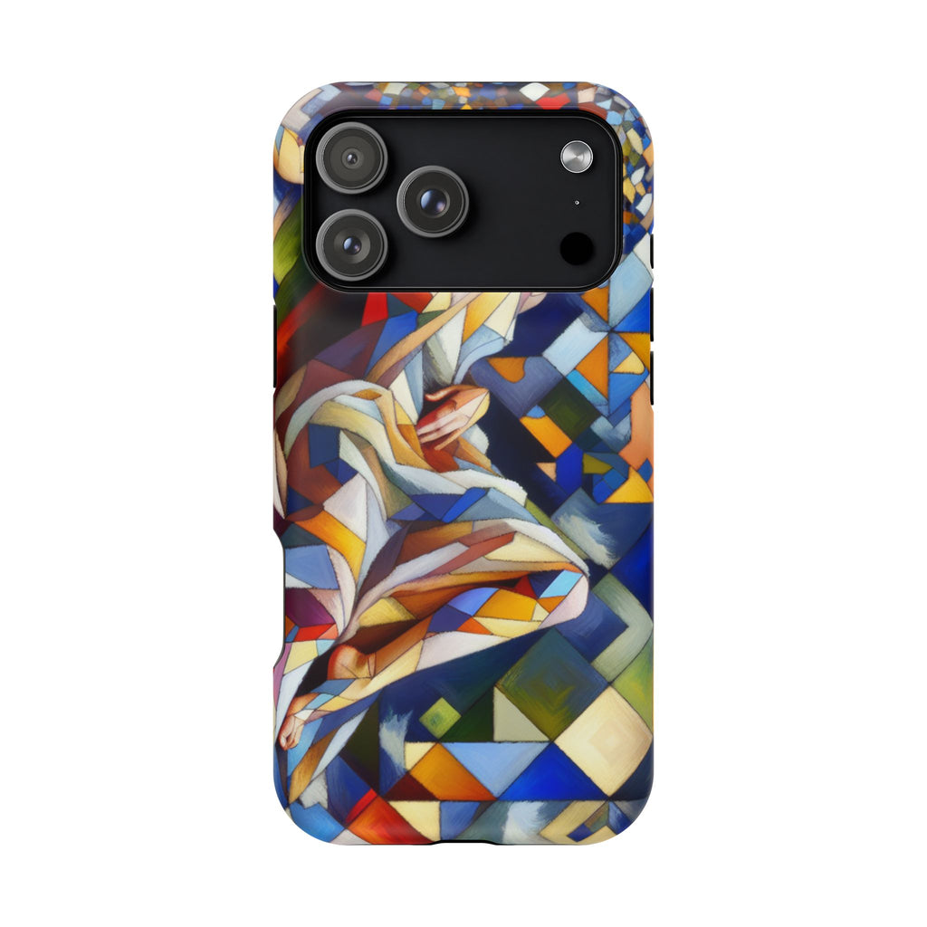Abstract Stained Glass Dragon Impact Phone Case