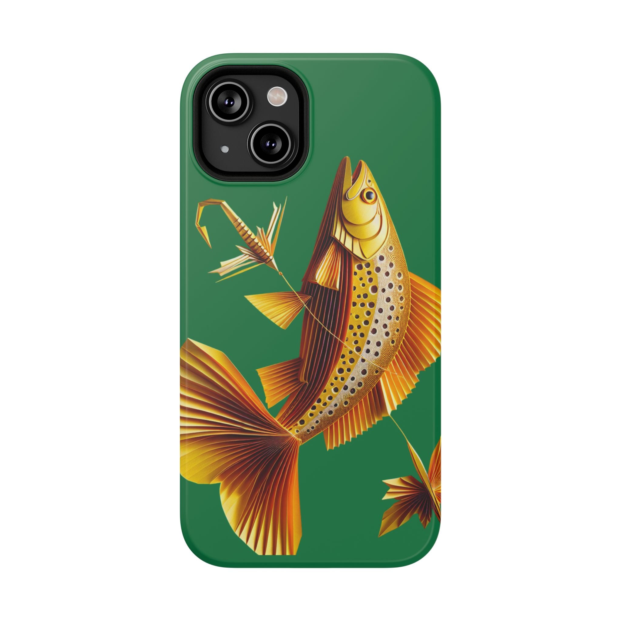 Impact Resistant Phone Case,  Lucky Charm Fish, Outdoor Enthusiast Gift