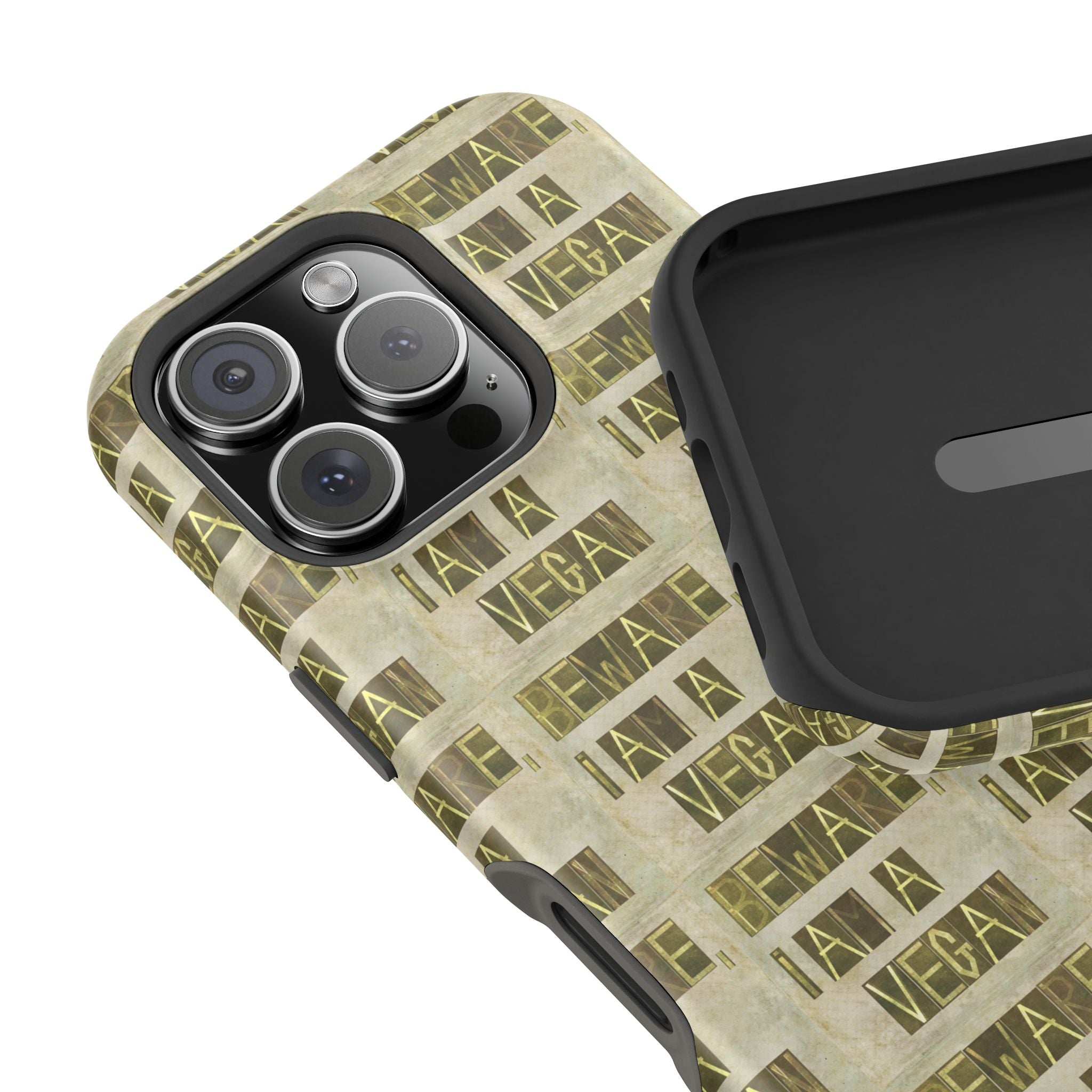 Vegan Message Phone Case | Impact-Resistant