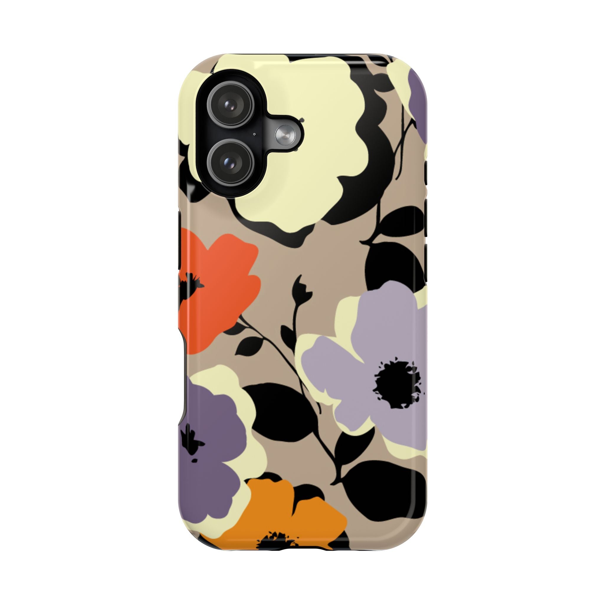 Floral Impact-Resistant Phone Case