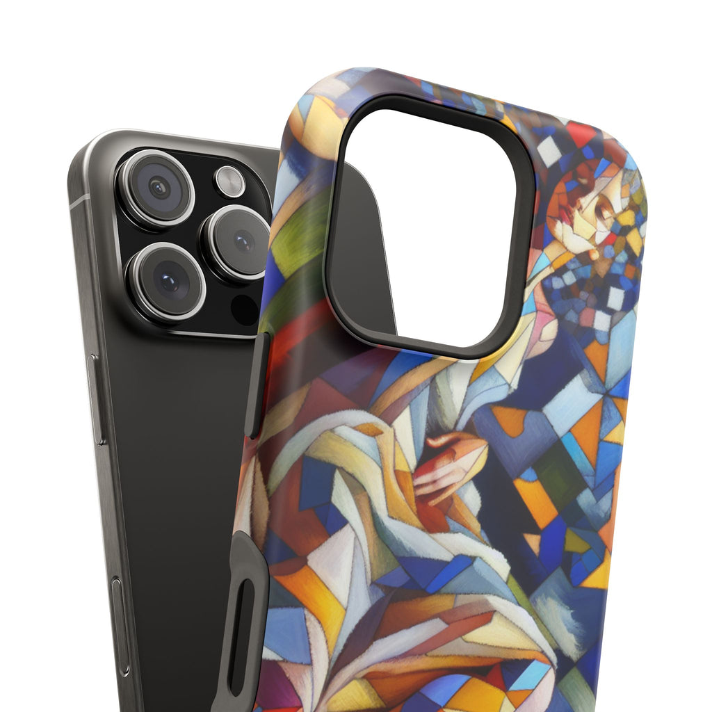 Abstract Stained Glass Dragon Impact Phone Case