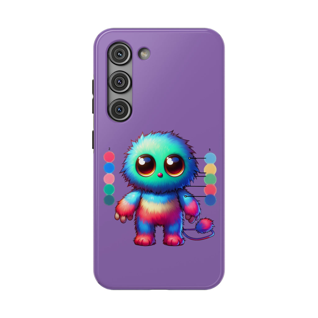 Colorful Cute Monster Impact Resistant Phone Case