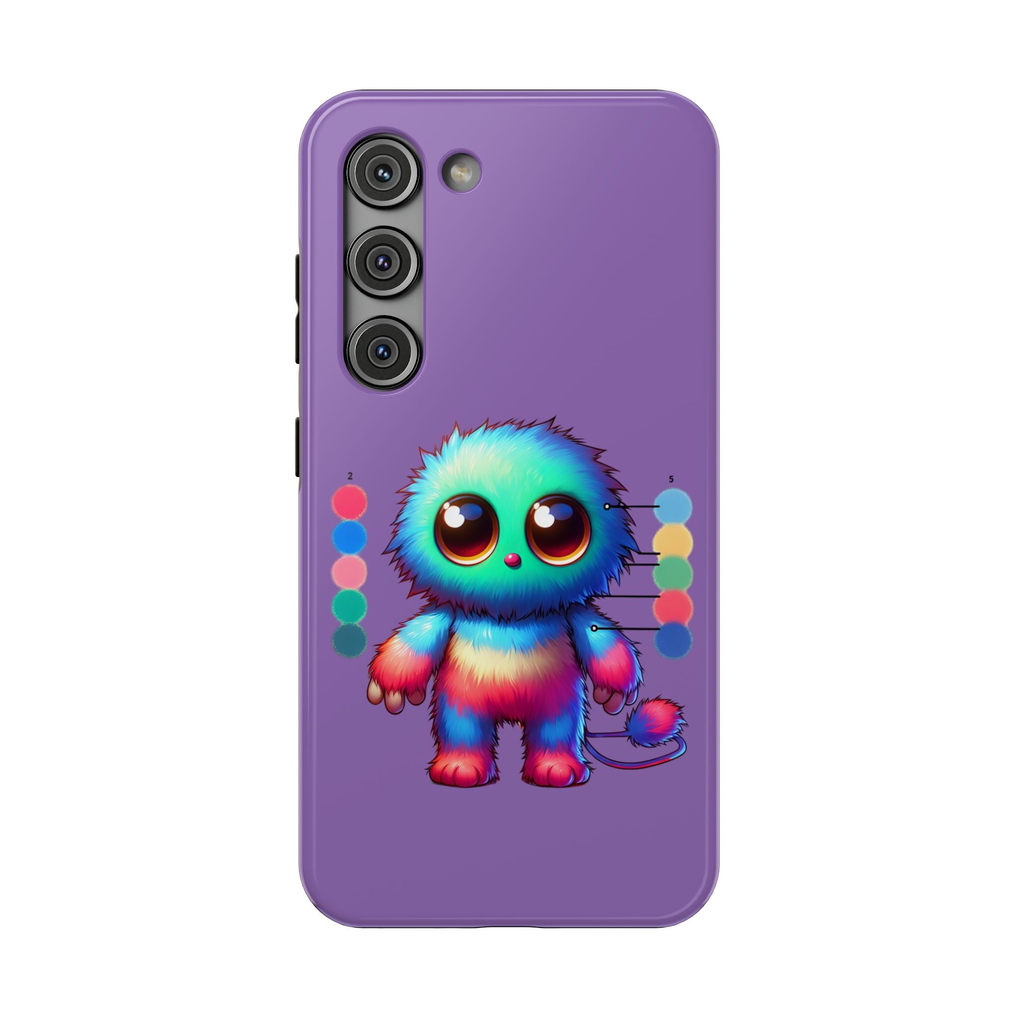 Colorful Cute Monster Impact Resistant Phone Case