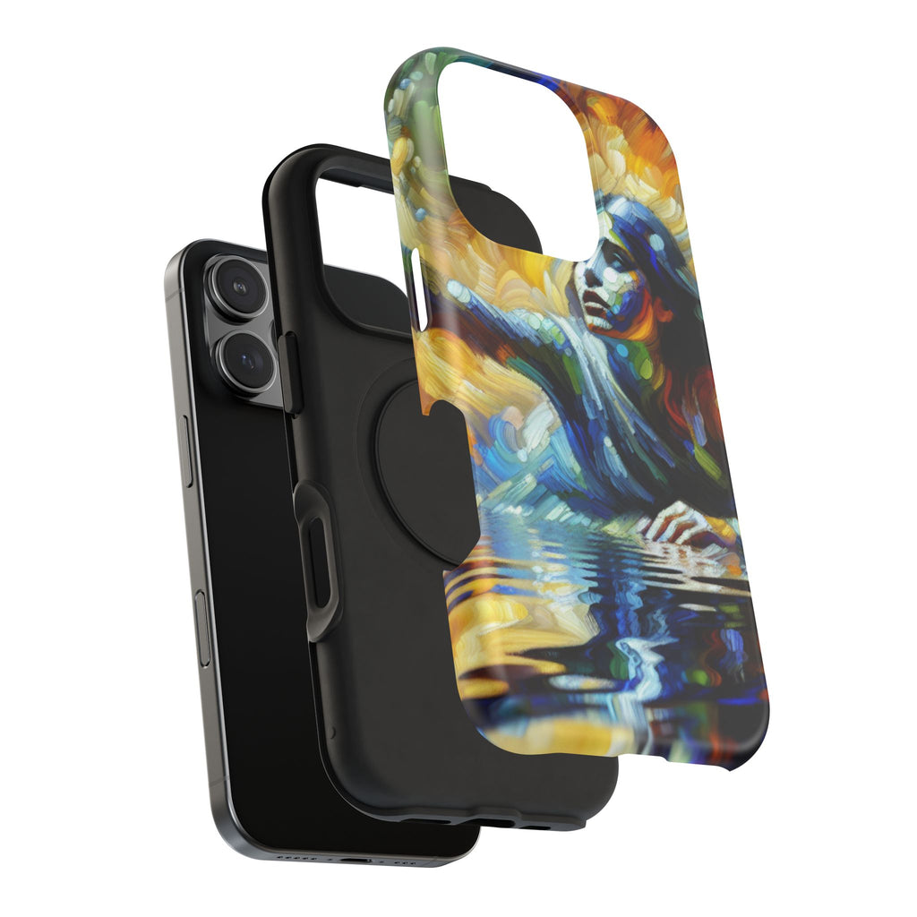 Abstract Woman Impact Resistant Phone Tough Case