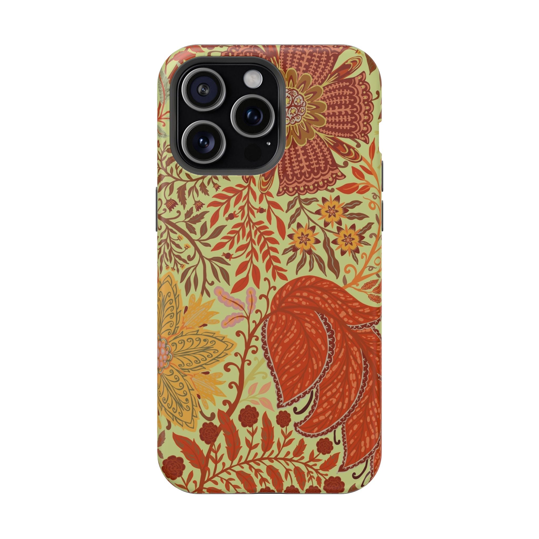 Floral Paisley Magnetic Impact-Resistant Phone Case