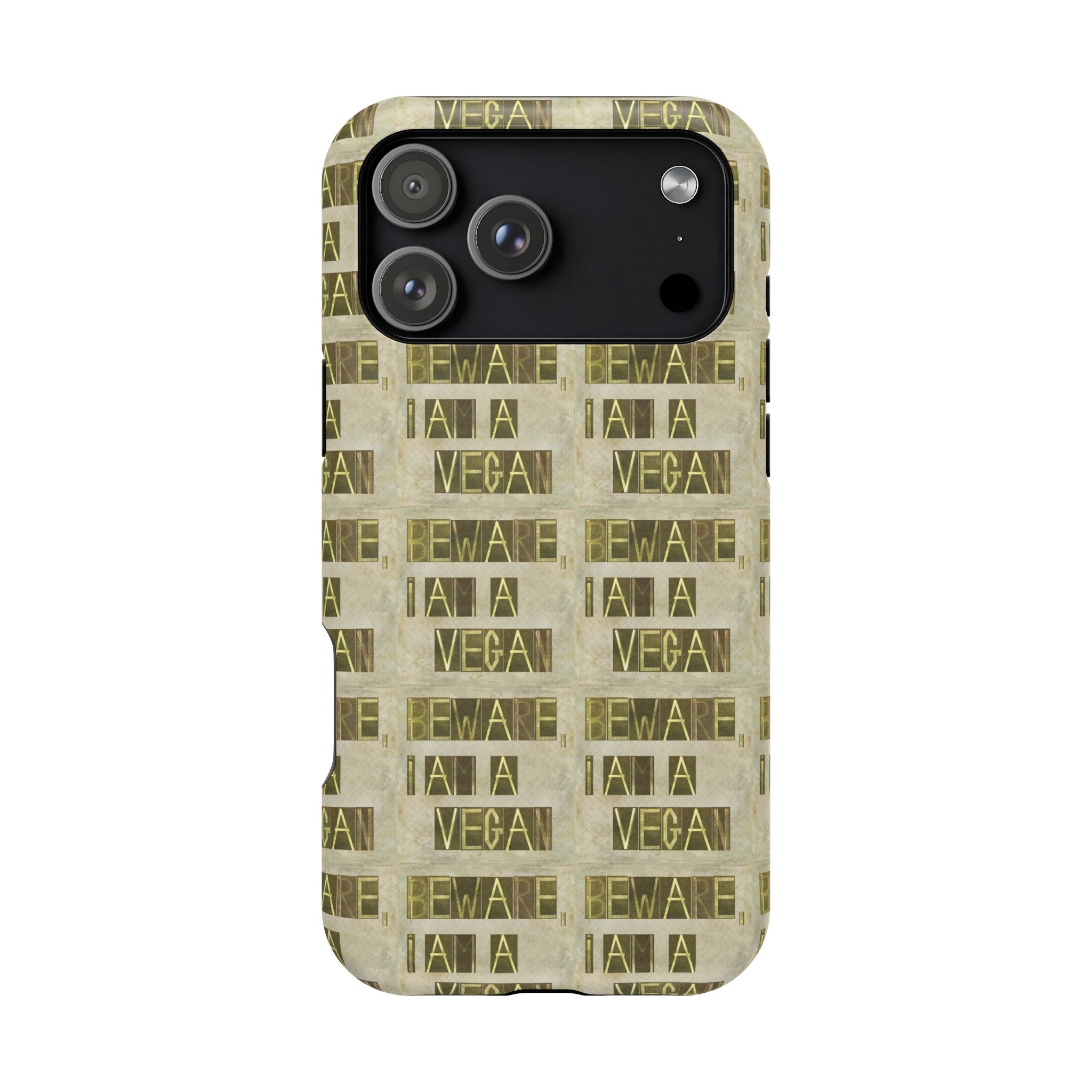 Vegan Message Phone Case | Impact-Resistant