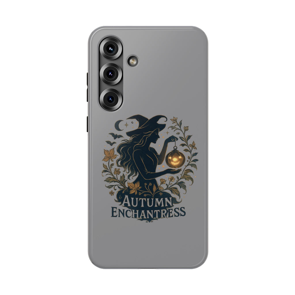 Autumn Enchantress Phone Case — Impact-Resistant Halloween Witch Design