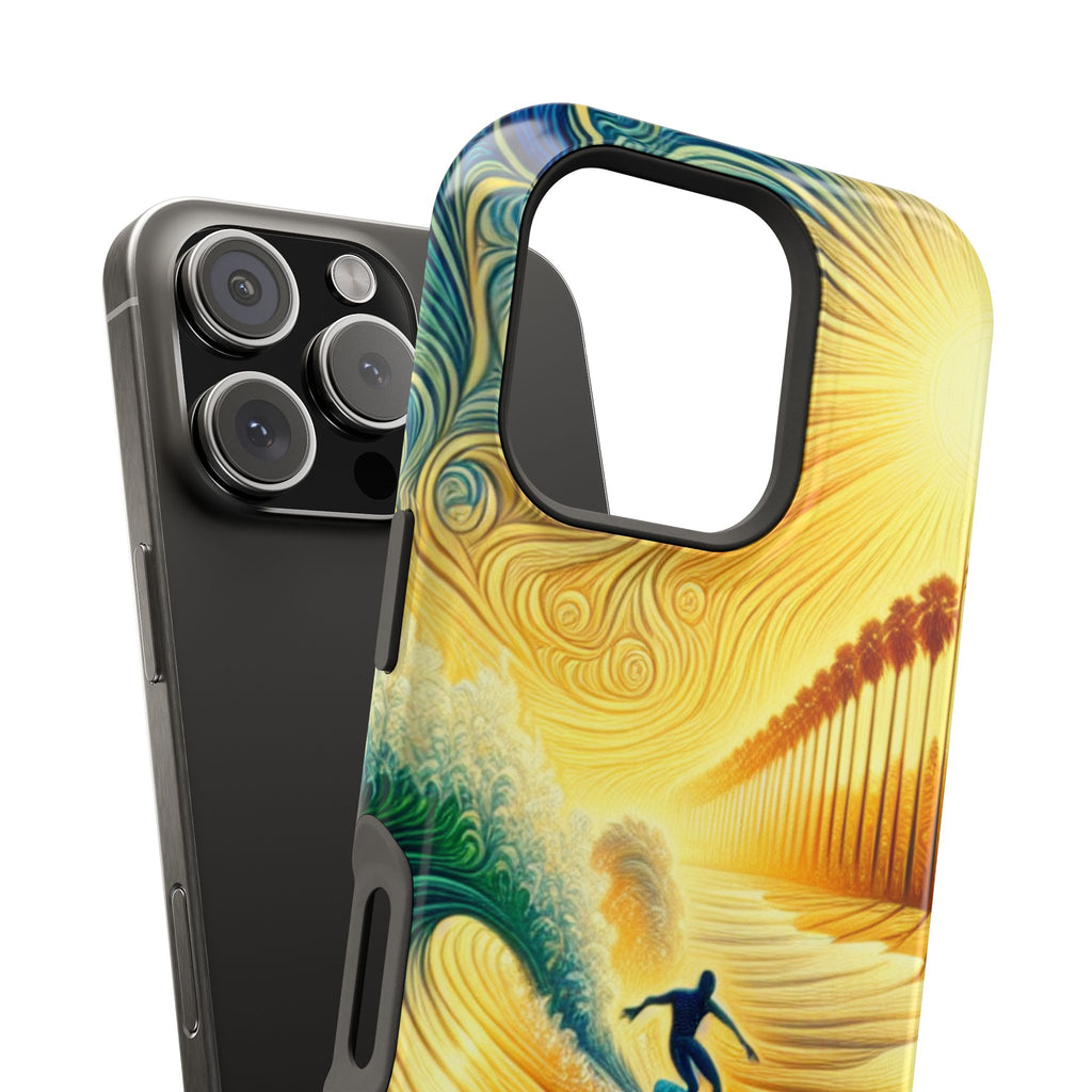 Surfing Impact Resistant Phone Case - Ocean Vibes, Phone Cover for Surfers, Beach Lovers