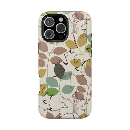 Autumn Leaves Impact-Resistant Phone Case — Protective Fall Foliage Design