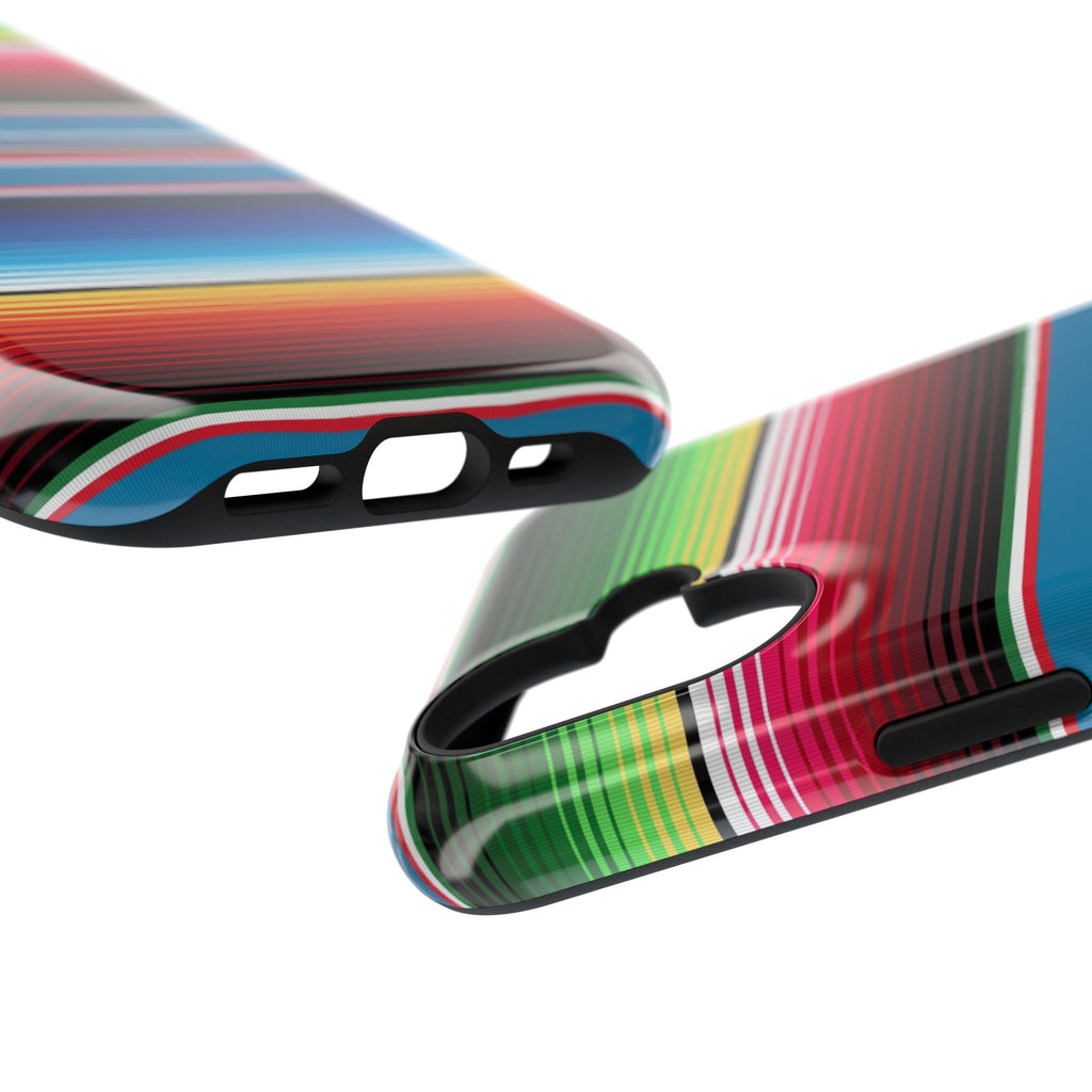 Sarape Striped Phone Case | Impact-Resistant