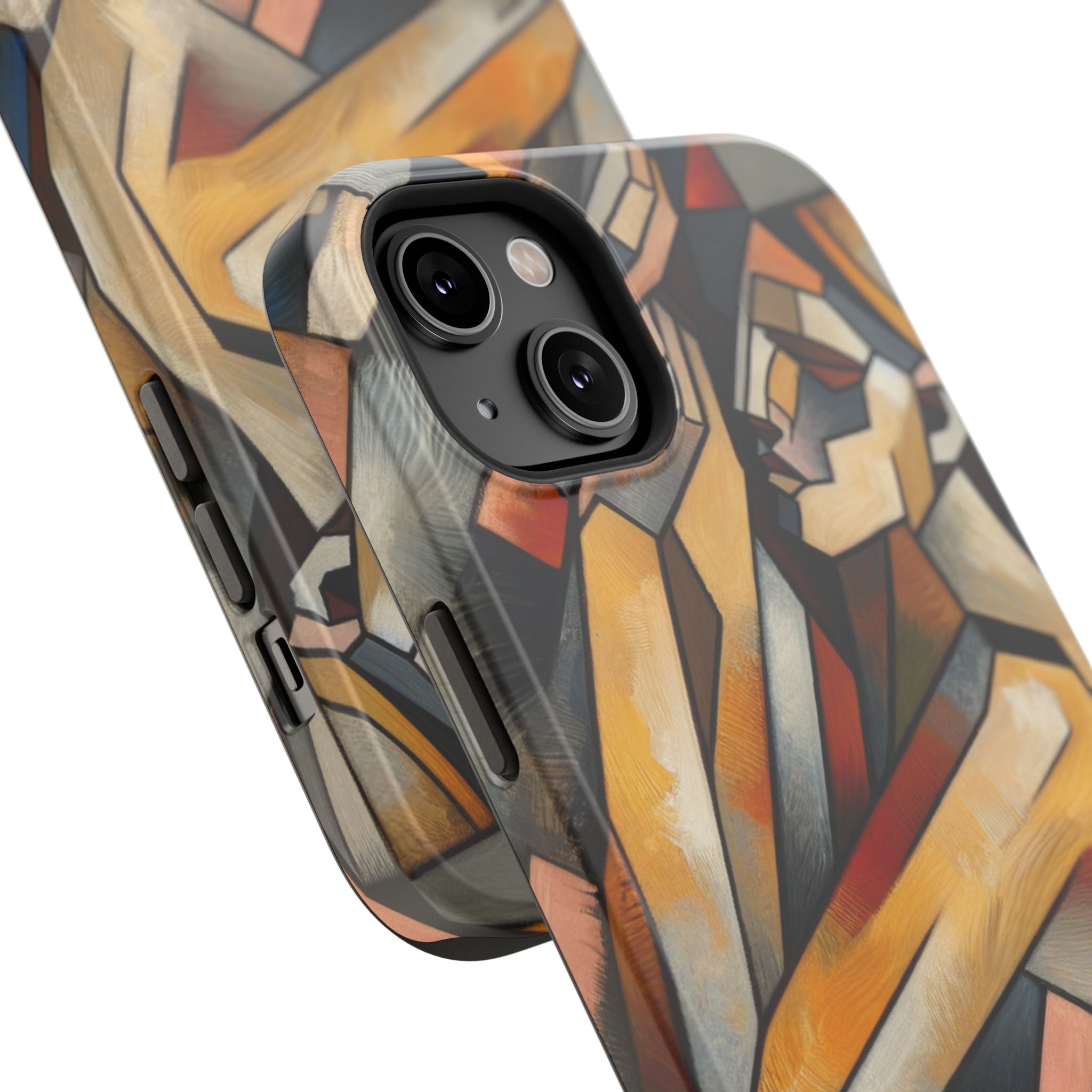 Impact Resistant Phone Case - Woman Abstract Design