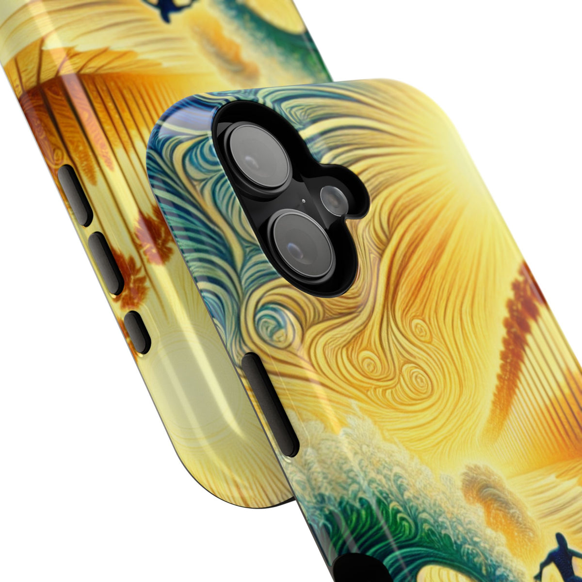 Surfer Sunrise Impact-Resistant Phone Case