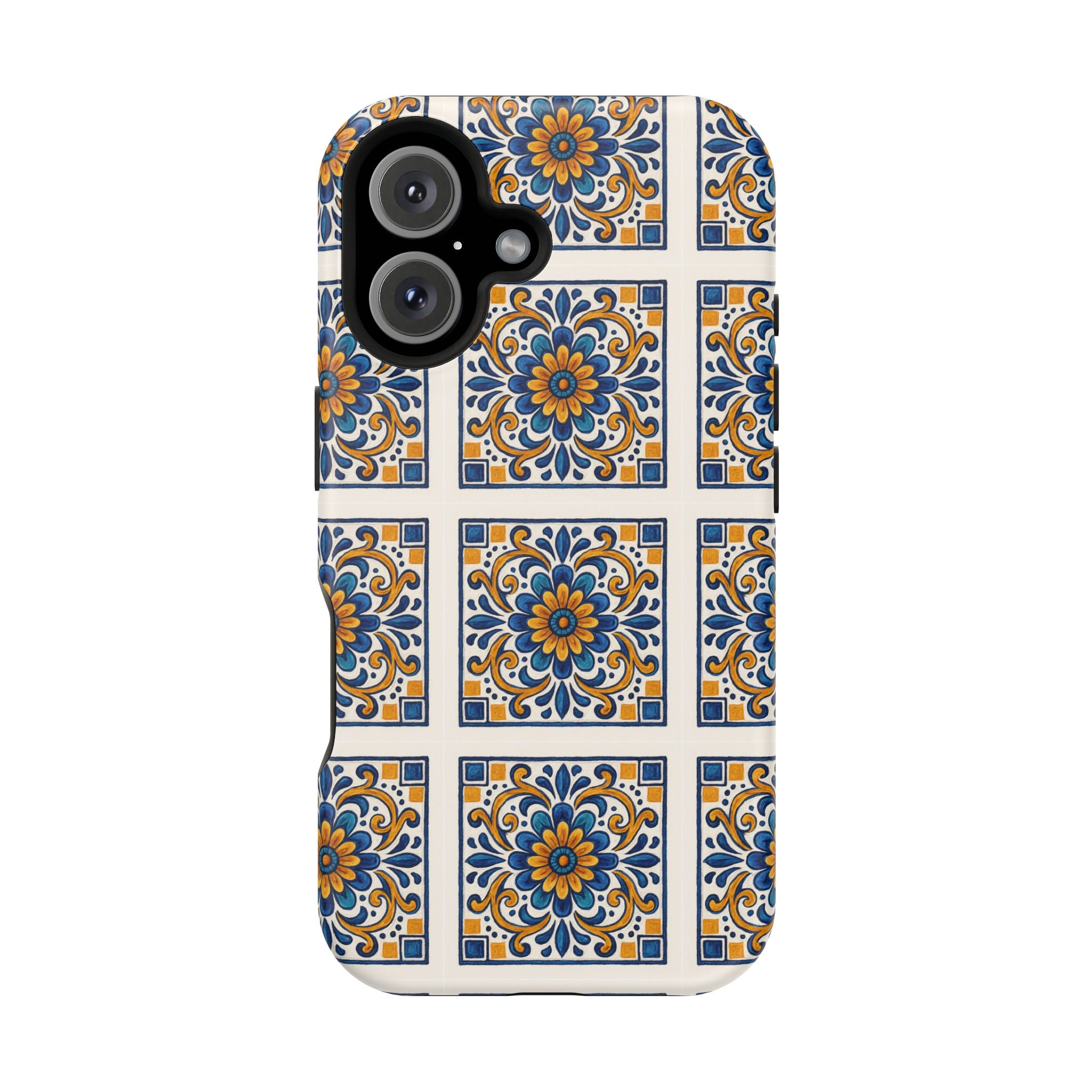 Colorful Floral Phone Case, Durable Impact-Resistant
