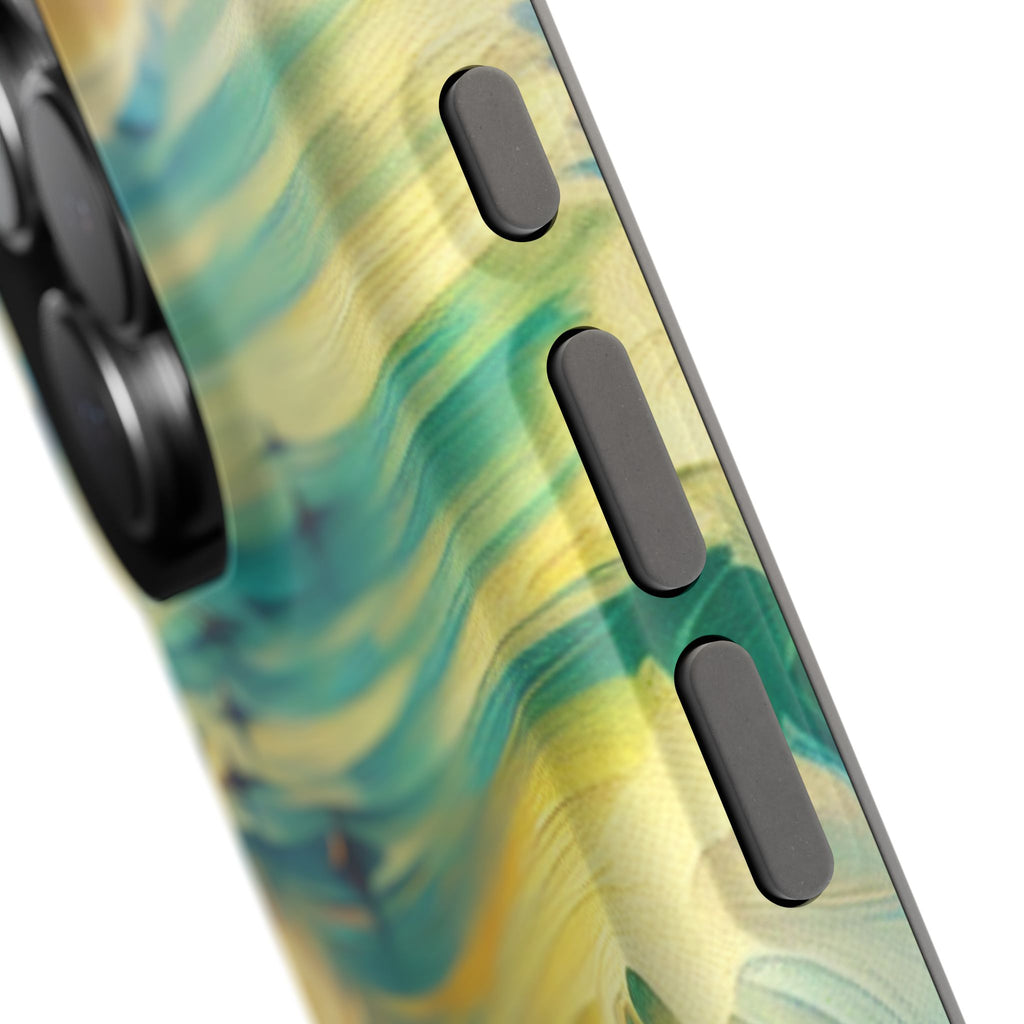 Surfing Waves Impact-Resistant Phone Case — Colorful Surfer Design