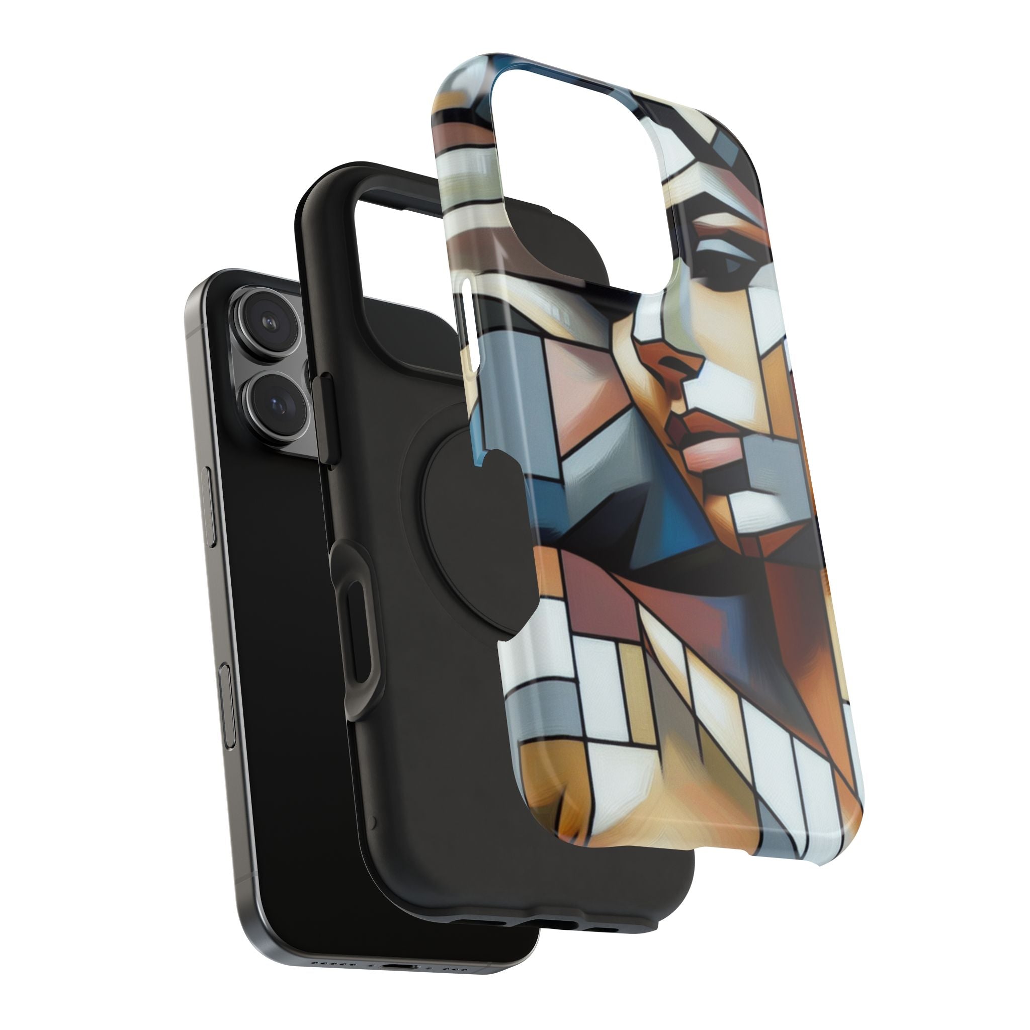 Impact Resistant Case - Woman Abstract Design