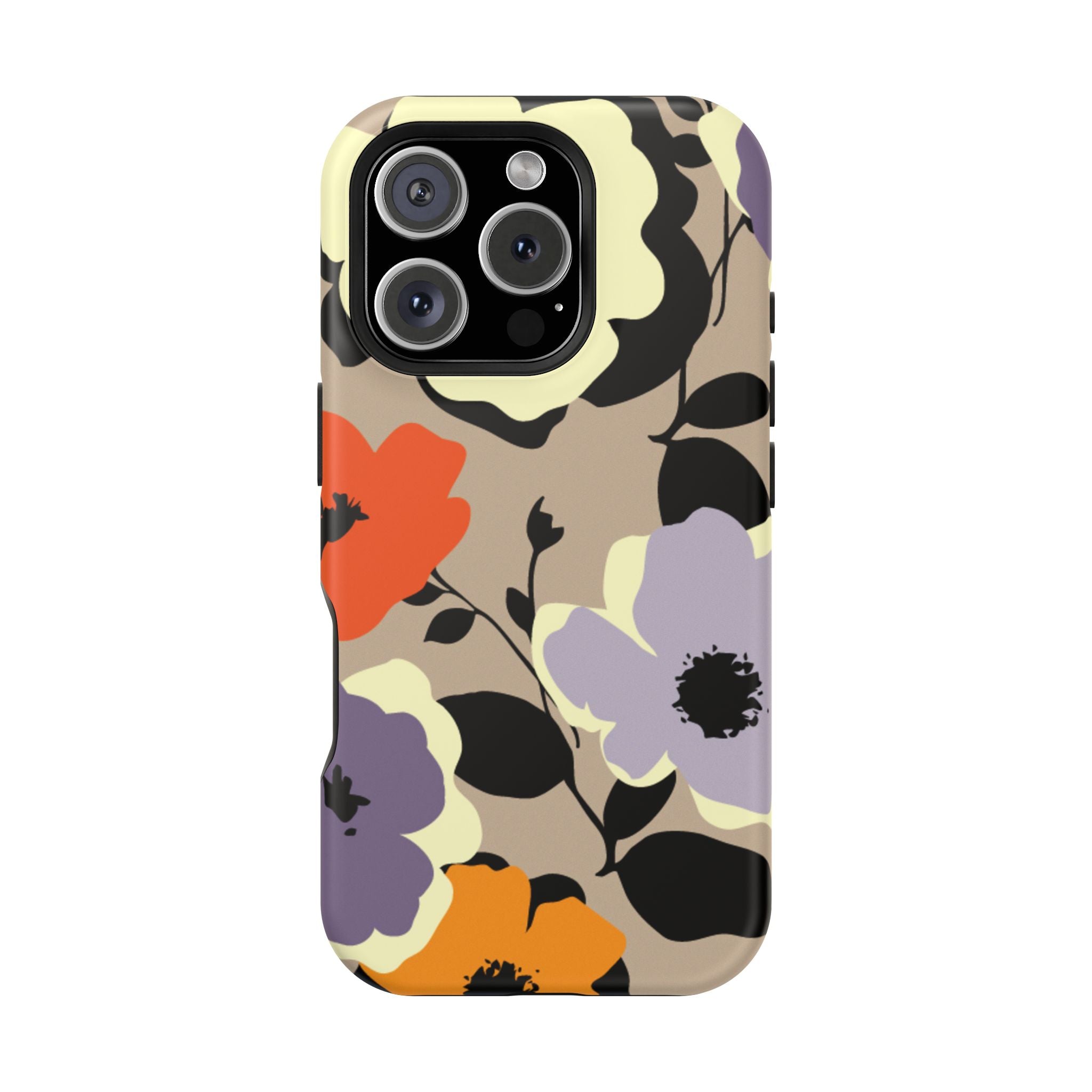 Floral Impact-Resistant Phone Case