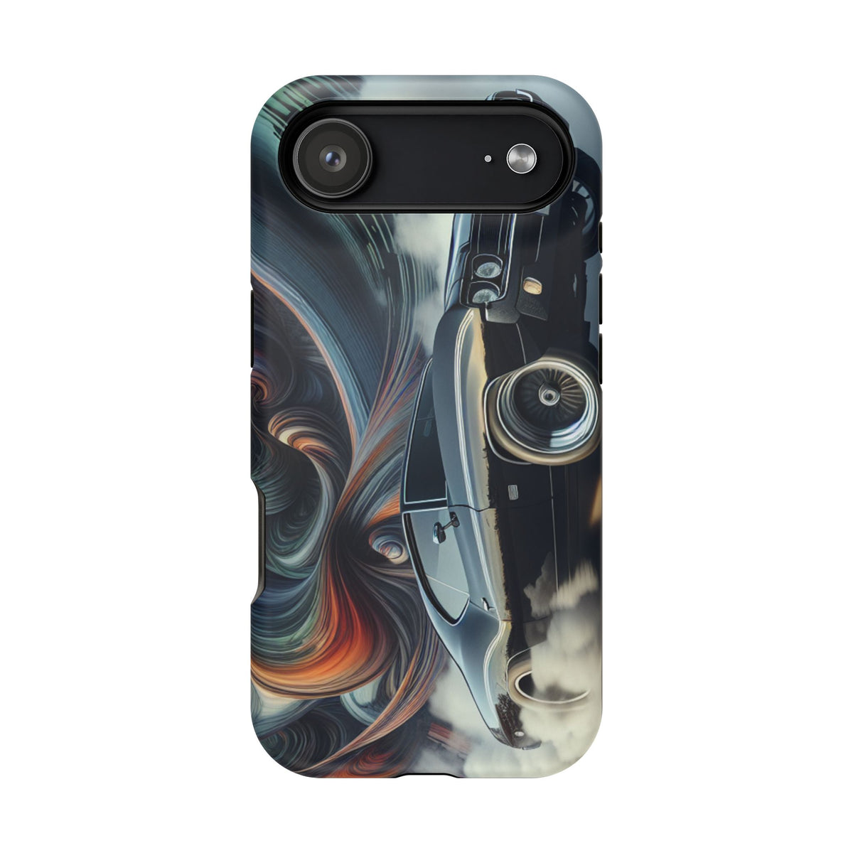 Vintage Muscle Car Phone Case — Retro Racing Art Impact-Resistant Case