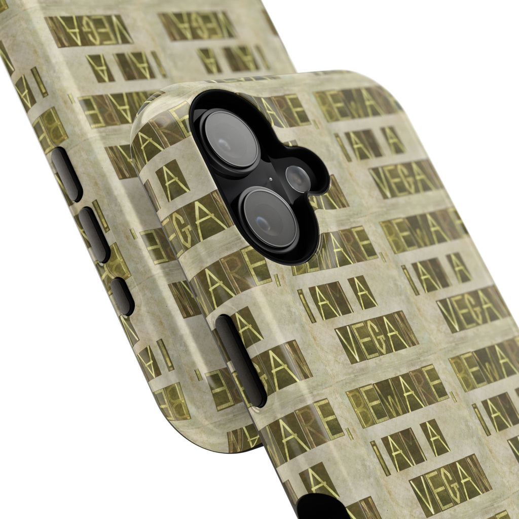 Vegan Message Phone Case | Impact-Resistant