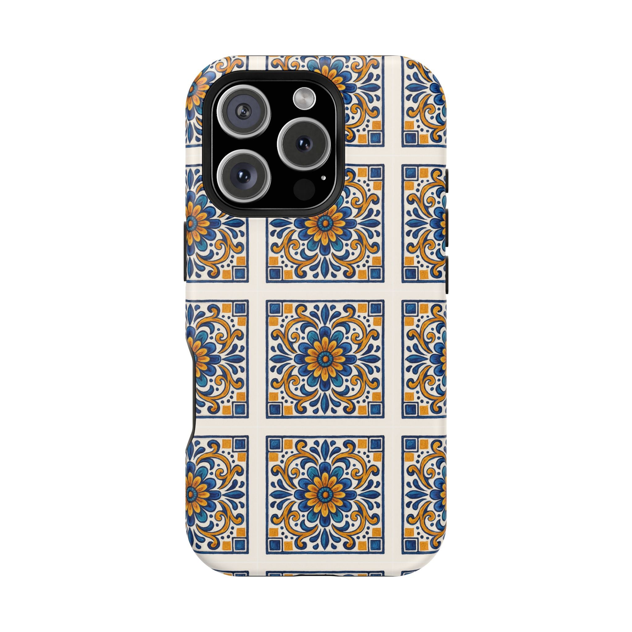 Colorful Floral Phone Case, Durable Impact-Resistant