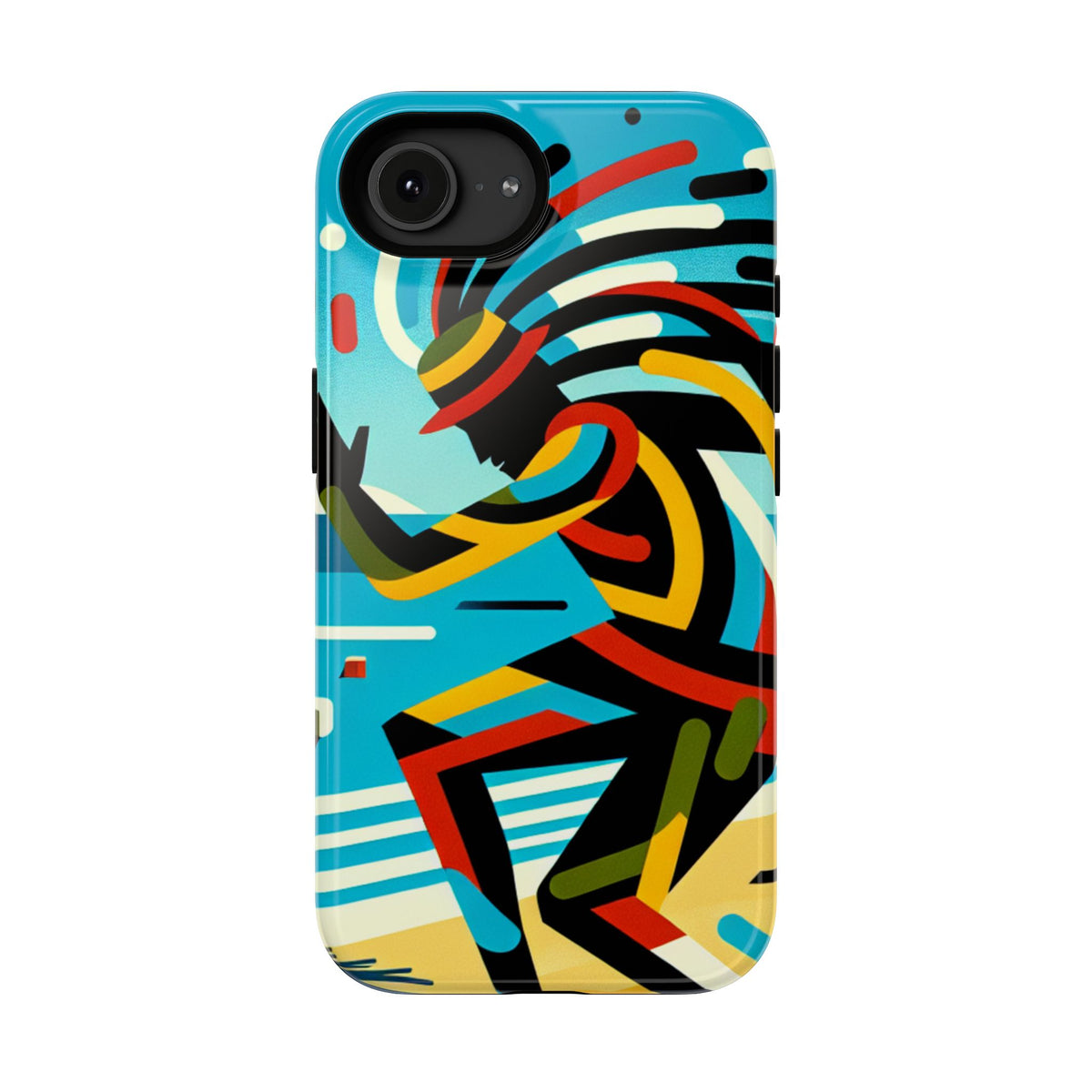 Vibrant Tribal Runner Impact Resistant Phone Case