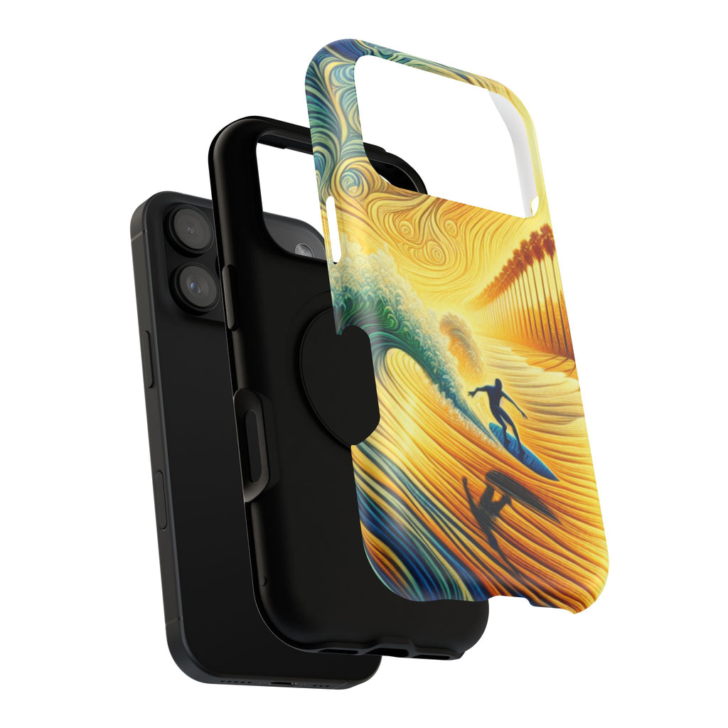 Surfer Sunrise Impact-Resistant Phone Case