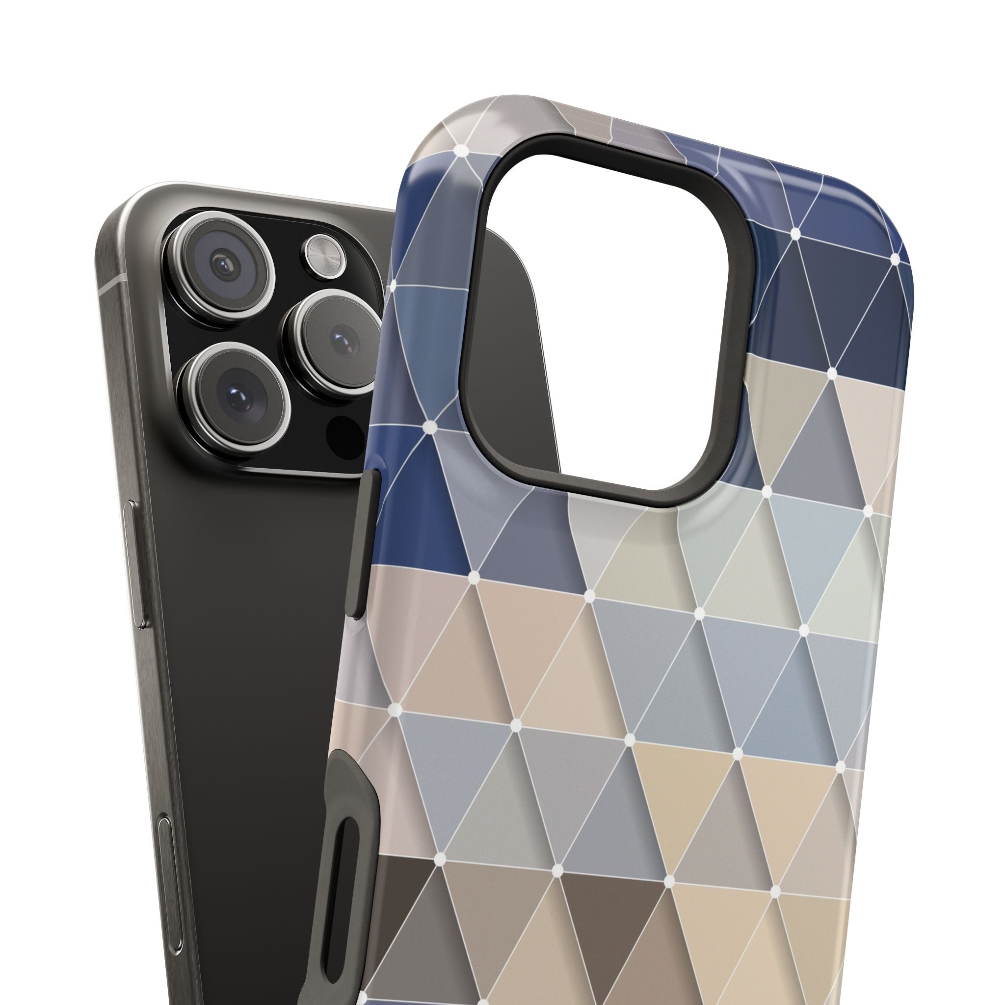 Geometric Phone Case - Stylish Impact-Resistant