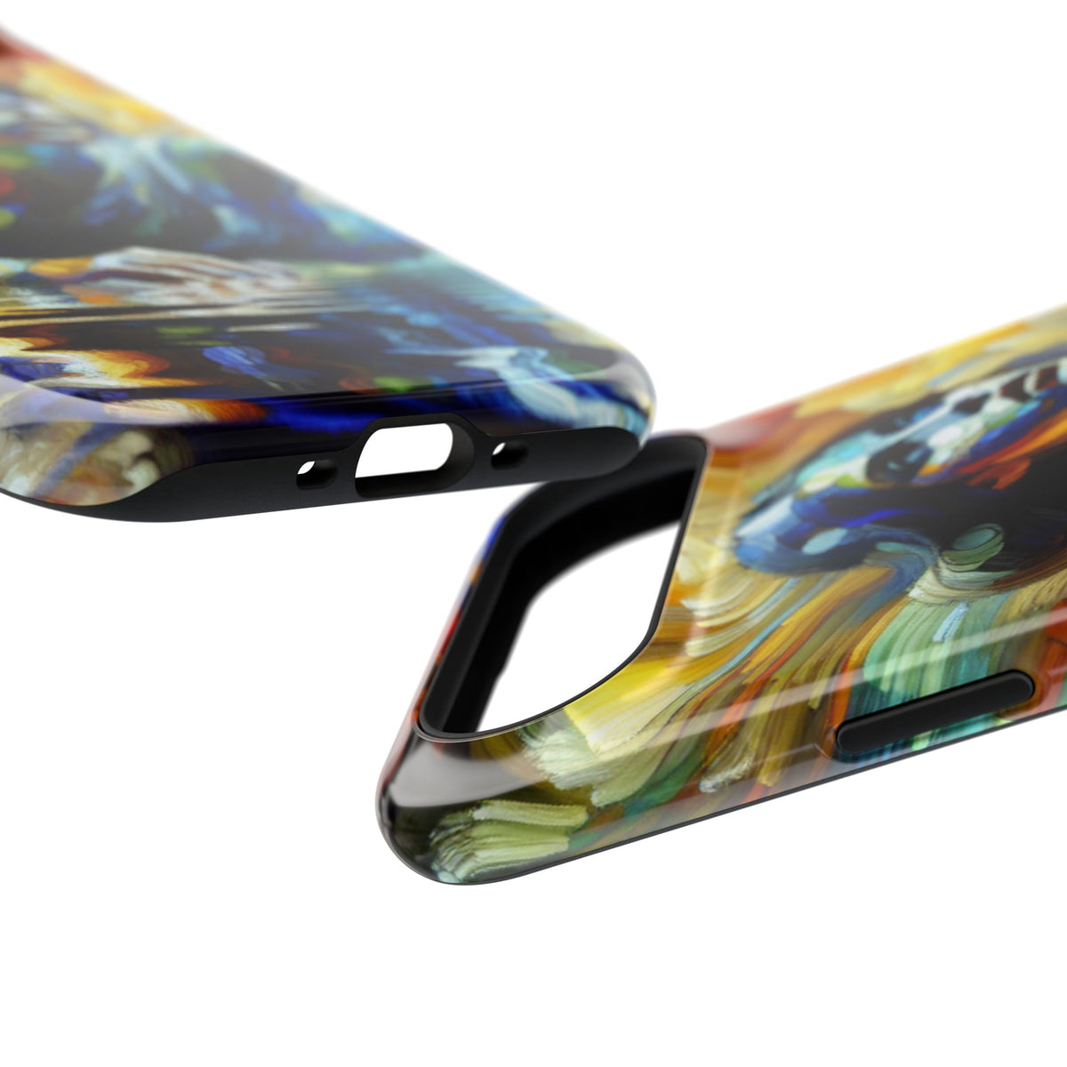Impact-Resistant Phone Case — Colorful Surreal Mermaid Art