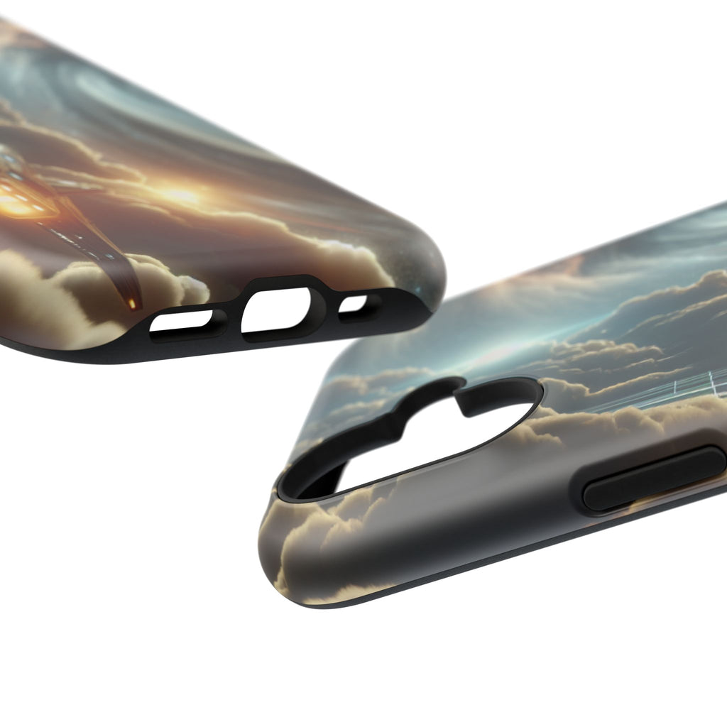 Cosmic Space Ship Impact Resistant Phone Case